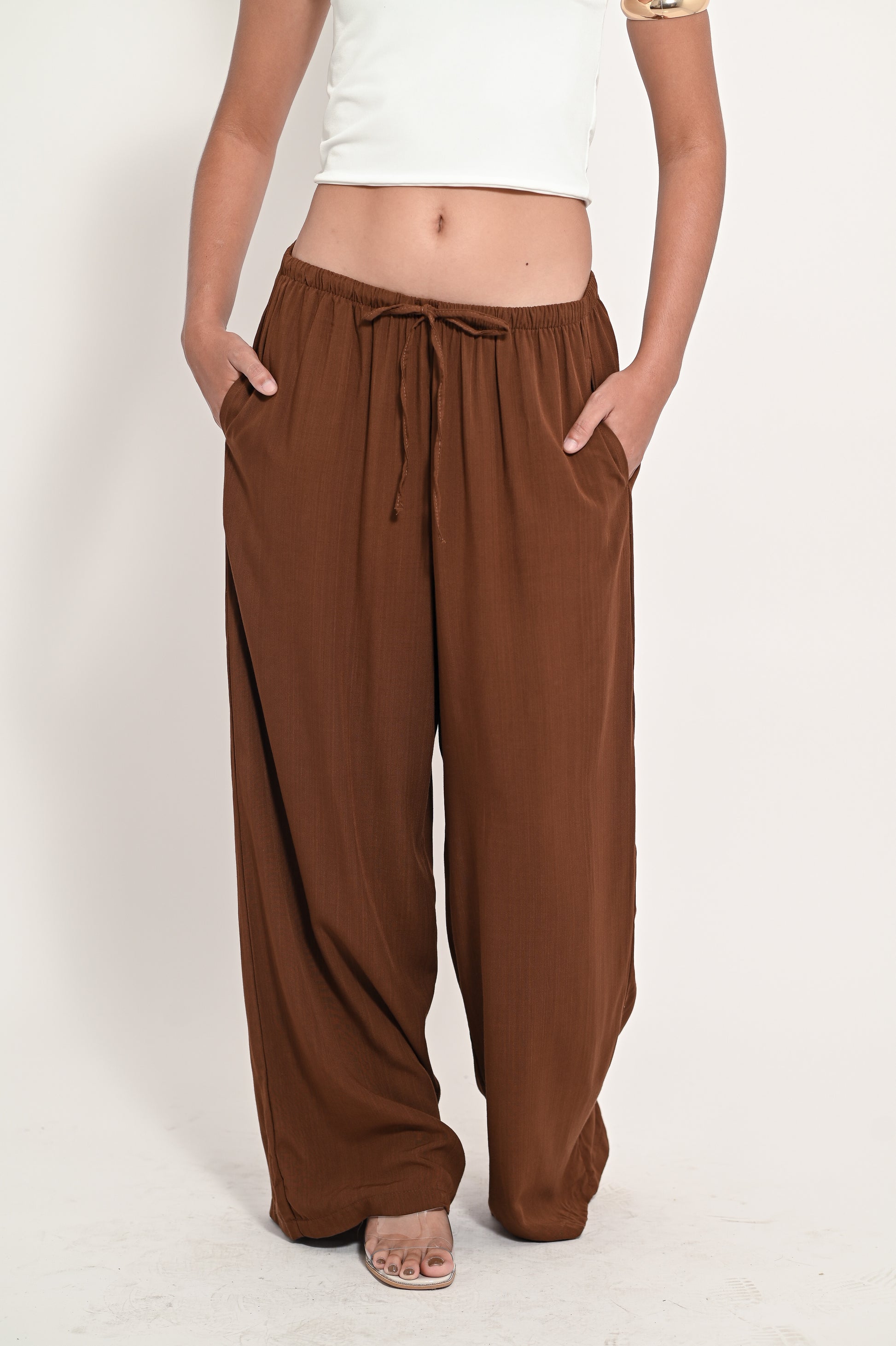 Linen Pants Cloud Wide-Leg Pants