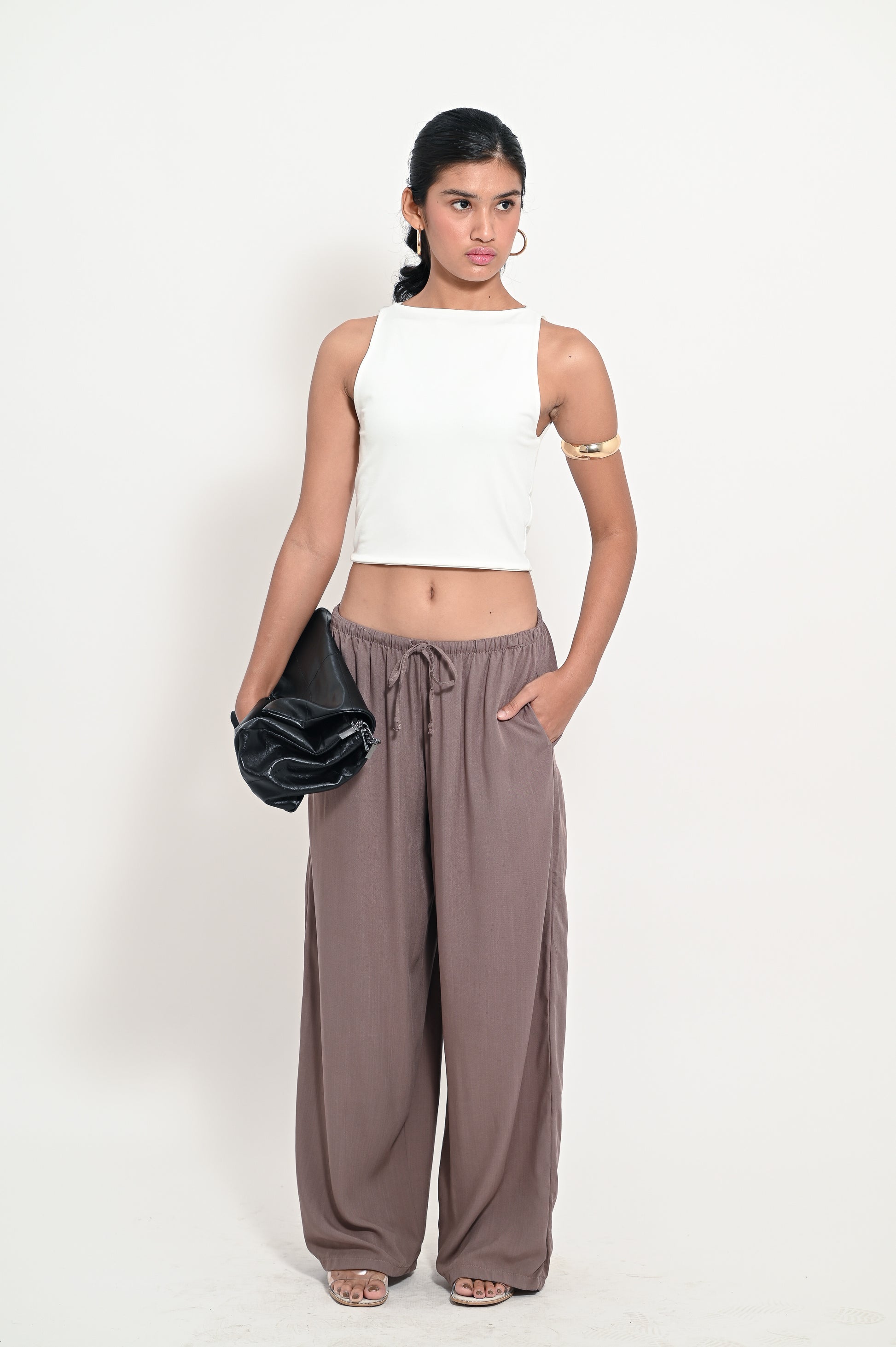 Linen Pants Cloud Wide-Leg Pants